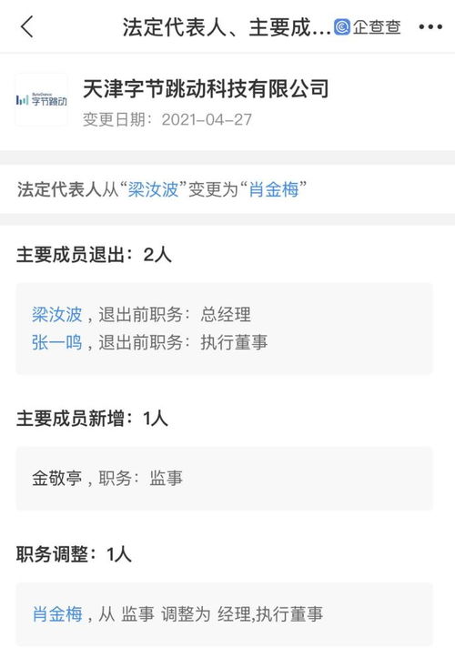 張一鳴與梁汝波退出天津字節(jié)跳動(dòng)科技，技術(shù)開(kāi)發(fā)的接力棒將如何傳遞？
